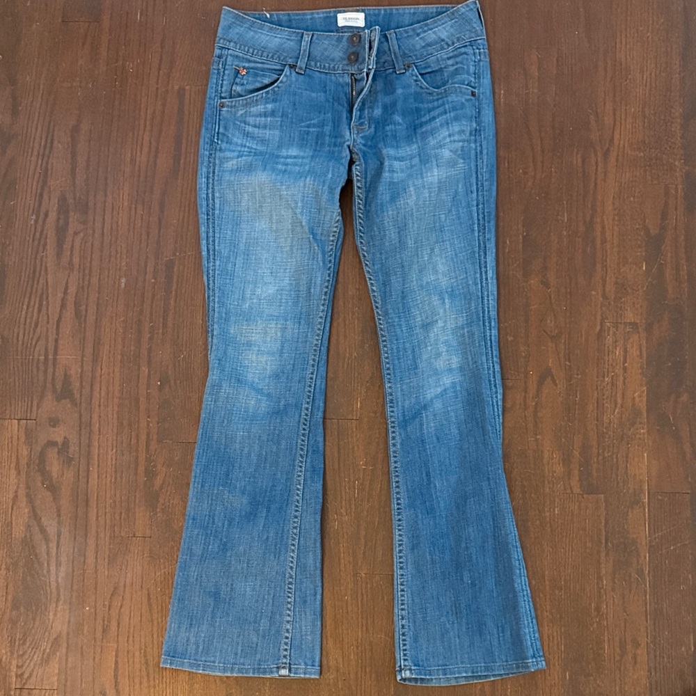 Hudson Jeans Wide Leg in Denim Blue